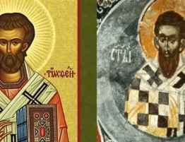 Święci biskupi Tymoteusz i Tytus, męczennicy za wiarę