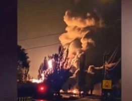 Serce rosyjskiej fabryki dronów w ogniu