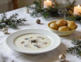 Kuchnia mojej mamy: Zupa śledziowa z gorącymi ziemniakami