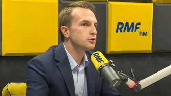 Dziennikarz pyta Bodnara o sprawę potrącenia rowerzystki przez nowego rzecznika rządu