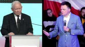 Hołownia kandydatem „niezależnym”? Prezes PiS: Ja mogę powiedzieć, że jestem wysoki