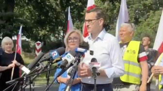 Mateusz Morawiecki: Mamy do czynienia z atakiem na polską granicę