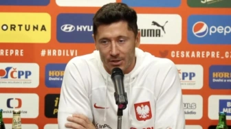 Dziennikarze zapytali Lewandowskiego o dymisję Probierza