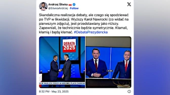 Debata prezydencka. Rafał Trzaskowski stanął na podwyższeniu?