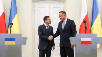 Zełenski dziękuje polskiemu prezydentowi