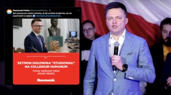 Media: Marszałek Hołownia „studiował” na Collegium Humanum