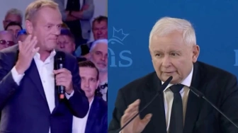 „Pierwszy katolik”. Prezes PiS drwi z kolejnego „fikołka” Donalda Tuska
