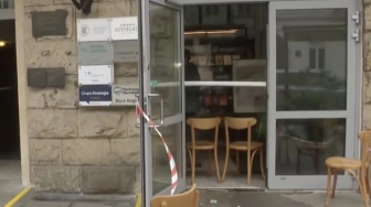 Akcja służb przed biurem PO. Ktoś miał rzucić w budynek koktajlem Mołotowa