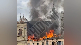 Rosjanie uderzyli w centrum Lwowa