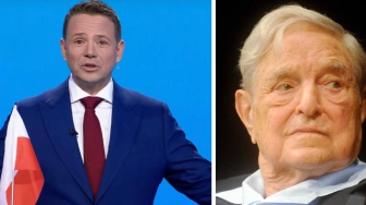 „Wolę Sorosa niż Orbana”. Trzaskowski dał się wyprowadzić z równowagi