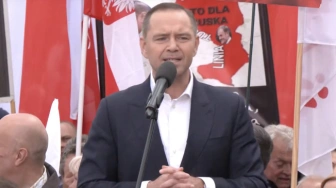 „Polacy mają dość nieudolnej ekipy”. Nawrocki o referendum w Zabrzu