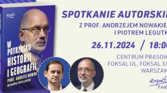 „W potrzasku historii i geografii”. Spotkanie autorskie z prof. Andrzejem Nowakiem