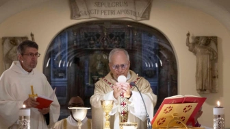 Leon XIV w Grotach Watykańskich: Nie lękać się. Słuchać Pana