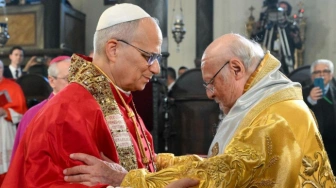 Papież na Boskiej Liturgii: Pełna jedność to nasz priorytet