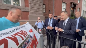 Niecodzienne spotkanie w Waszyngtonie. Polacy zaczepili prezydenta, ale nie spodziewali się takiej reakcji