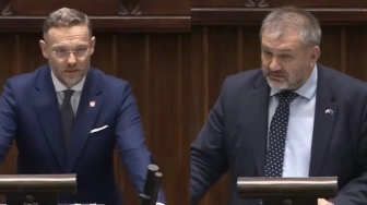 To była groźba? Minister wspomniał o żonie szefa Kancelarii Prezydenta
