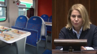 Awantura w Pendolino. Kmita o posłankach KO: Takiego chamstwa w życiu nie widziałem