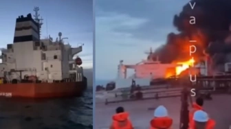 Rosja traci kontrolę nad transportem ropy. Kolejny tankowiec unieruchomiony [Wideo]