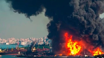 Rosyjski terminal „Primorsk” na Bałtyku w ogniu – to 1400 km zasięgu