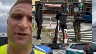 Bąkiewicz: Niemiecki policjant pilnuje polskiej Straży Granicznej! [WIDEO]