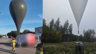 Nocna prowokacja nad Podlasiem. Ponad 50 balonów z Białorusi - kontrabanda i nadajniki GPS