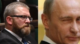 Na krawędzi zakazu za finanse z Moskwy? MSWiA ostrzega przed partią Brauna