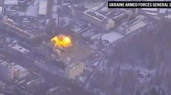 Ukraiński atak na gigantyczne zakłady chemiczne w Rosji [Wideo]