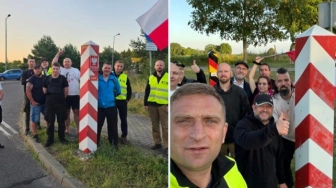 Obywatelska mobilizacja na granicy z Niemcami. Tysiące Polaków ruszyło do obrony
