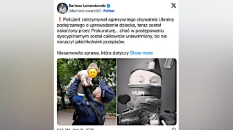 Zatrzymał agresywnego Ukraińca. Teraz… policjant usłyszał prokuratorskie zarzuty