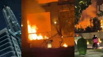 [Wideo] Rakiety nad Dubajem. Iran uderza w ZEA, eksplozja w luksusowym hotelu