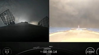 Polskie satelity na orbicie. Historyczny start Falcona 9 [Wideo]