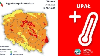 Uderzenie gorąca nad Polską. IMGW ostrzega: nawet 30 stopni, możliwe pożary lasów