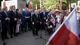 Jarosław Kaczyński na proteście w Warszawie: To musi budzić sprzeciw!