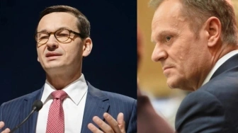 Morawiecki do Tuska: Milcz, łobuzie
