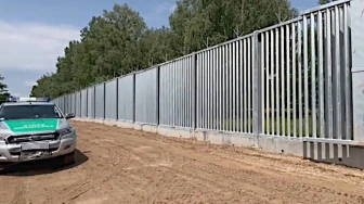 Koniec budowy zapory na granicy z Białorusią [ZOBACZ]
