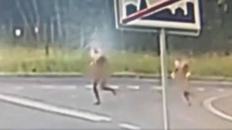 Nagi incydent w Lubinie: dwaj Etiopczycy wybiegli z zarośli