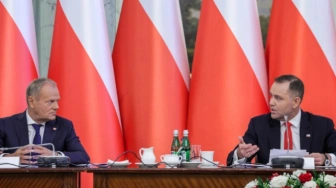 Szef KPRP: Tusk atakuje prezydenta Nawrockiego przy każdej okazji