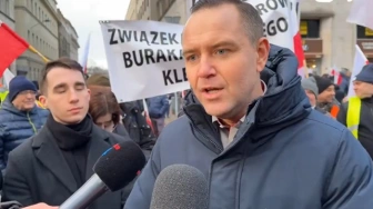 Nawrocki na proteście rolników: „Gdzie jest Trzaskowski?”