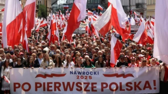 Tagesschau: „Po pierwsze Polska” – „dramatyczne” hasło Nawrockiego