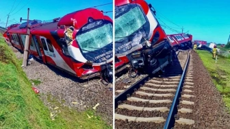 Tragedia na torach w Wielkopolsce. Pociąg wykoleił się po zderzeniu z ciężarówką
