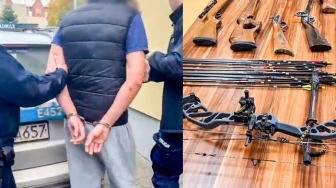 Areszt za czynną napaść na policjantów – podejrzani posiadali broń i narkotyki
