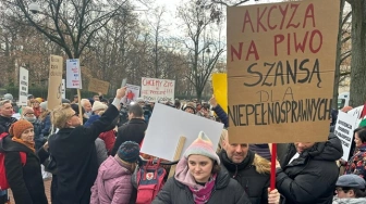 Protesty osób z niepełnosprawnościami to walka o ich lepszą przyszłość