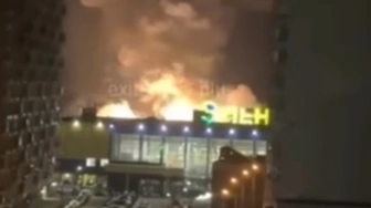 Kluczowy rosyjski terminal w ogniu [Wideo]