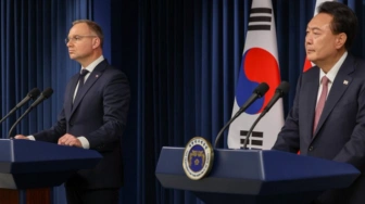 Korea Płd. Eksplozja nad pałacem prezydenckim podczas wizyty prezydenta Dudy