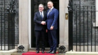 Prezydent Nawrocki spotkał się z premierem W. Brytanii