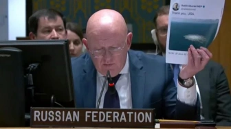 ONZ. Rosja wetuje rezolucję potępiającą aneksję części Ukrainy i … dziękuje Sikorskiemu