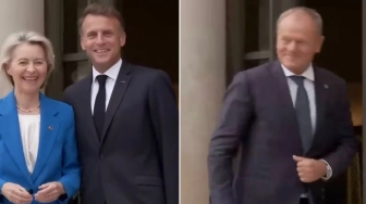 Macron osobiście przywitał wszystkich przywódców z wyjątkiem… polskiego premiera