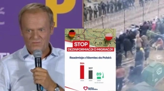 Propaganda o migrantach? Tusk gra liczbami, a Niemcy „wypychają” ludzi poza procedurami