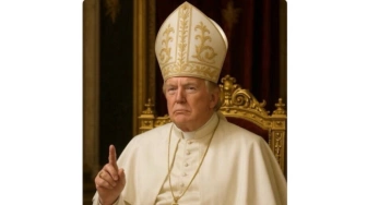 Trump papieżem? Szokująca grafika na stronie Białego Domu