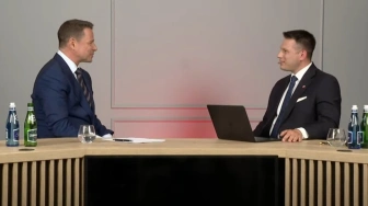 Kłamstwo goniło kłamstwo w rozmowie Trzaskowskiego z Mentzenem